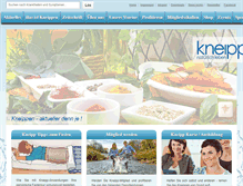 Tablet Screenshot of kneipp.ch